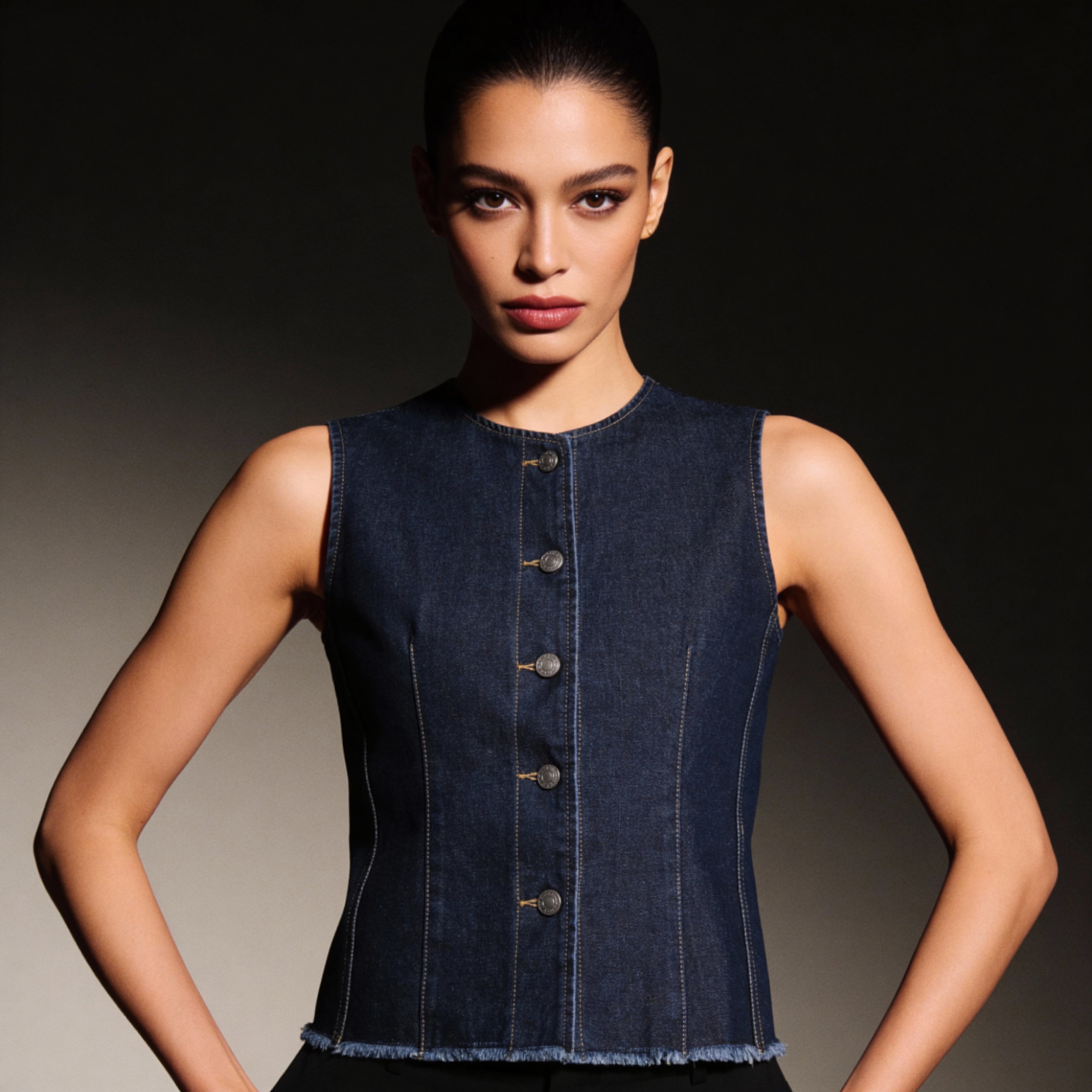 Denim Gilet