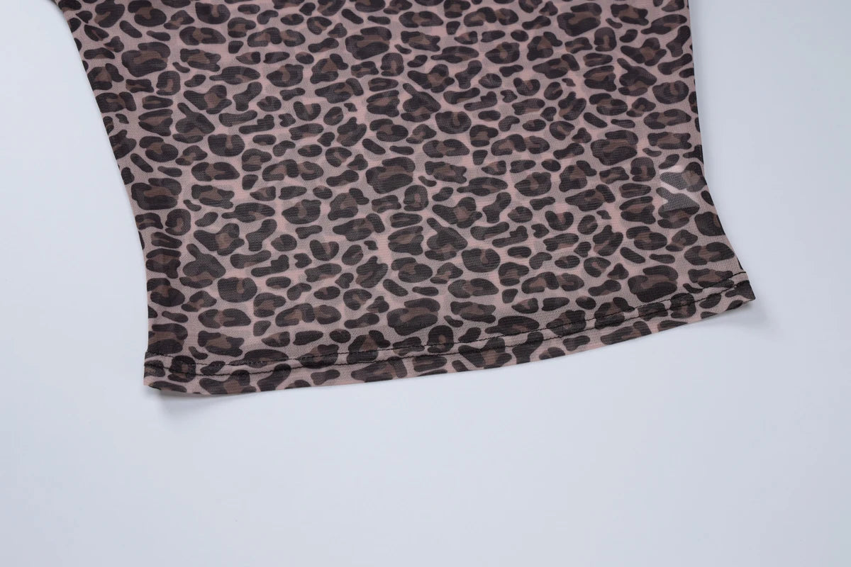 Top Leopard Fit